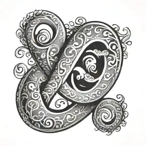 Ampersand tattoo design idea