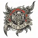Last name Mosher  tattoo design idea