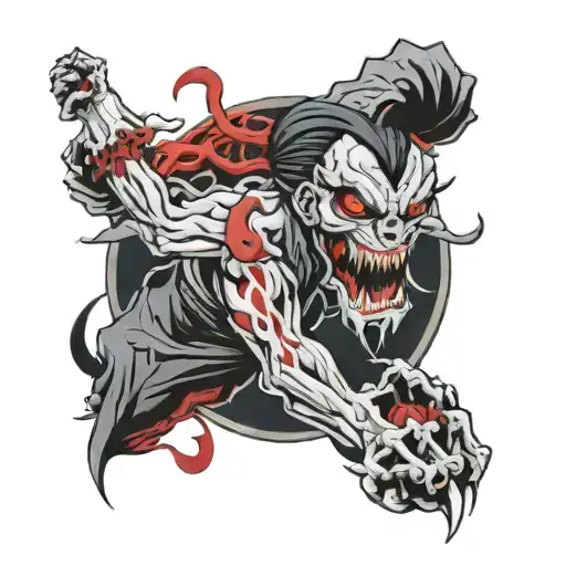 taki ghoul in china tattoo design idea