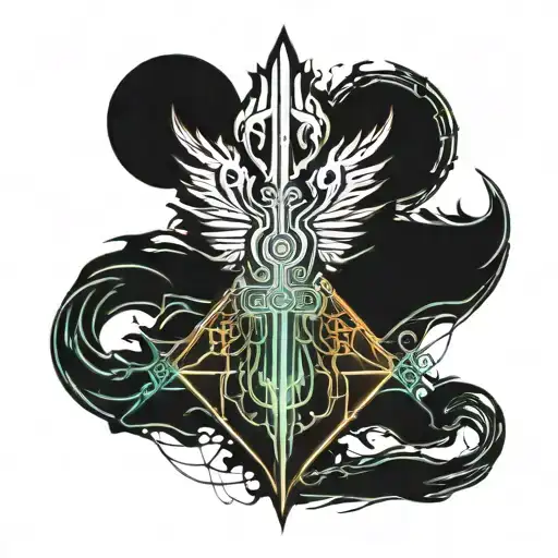 Dark Souls Bonfire tattoo design idea