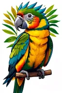 Senegal Parrot tattoo design idea