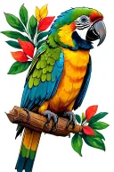 Senegal Parrot tattoo design idea
