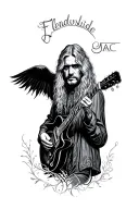 landslide fleetwood mac tattoo design idea