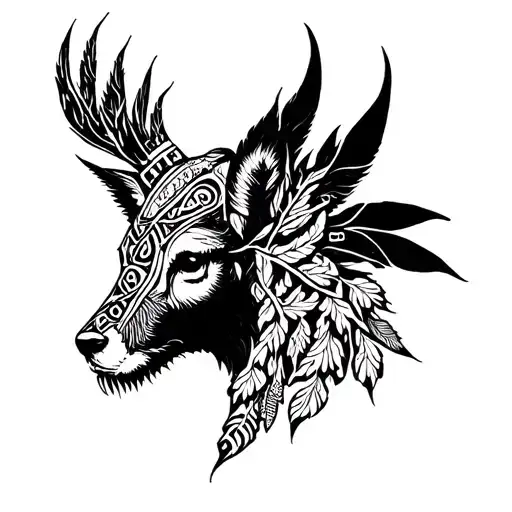 Lapland Shamanic tattoo tattoo design idea