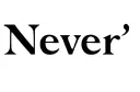 "Never" tattoo design idea