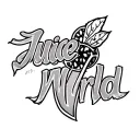 juice Wrld tattoo with text tattoo design idea