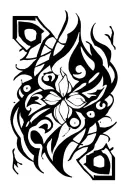 Witchy tattoo design idea