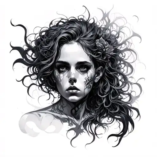 Schizophrenia tattoo design idea