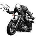 Ghost Rider tattoo design idea