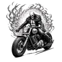 Ghost Rider tattoo design idea