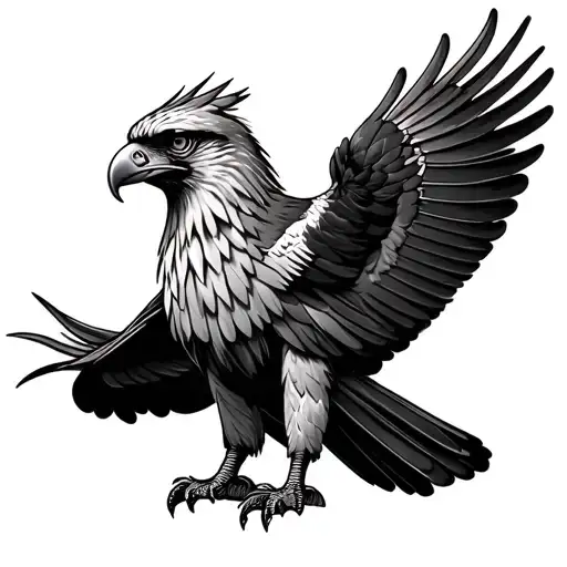 Philippine Eagle tattoo design idea