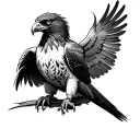 Philippine Eagle tattoo design idea