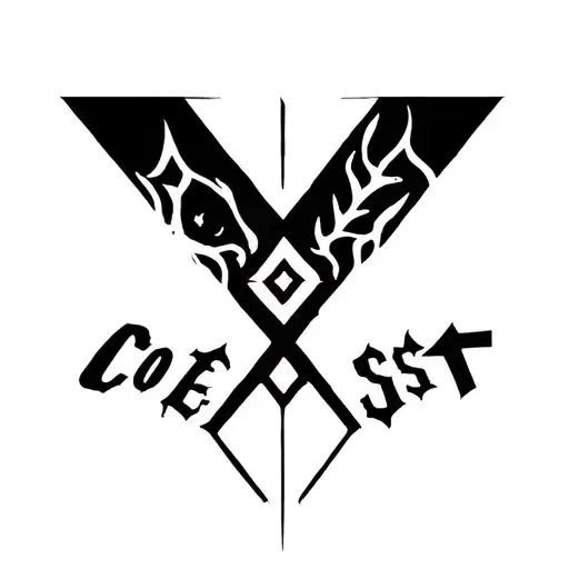 Coexist tattoo design idea