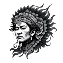 Tibetan tattoo design idea