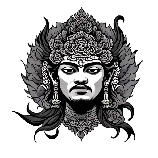 Tibetan tattoo design idea