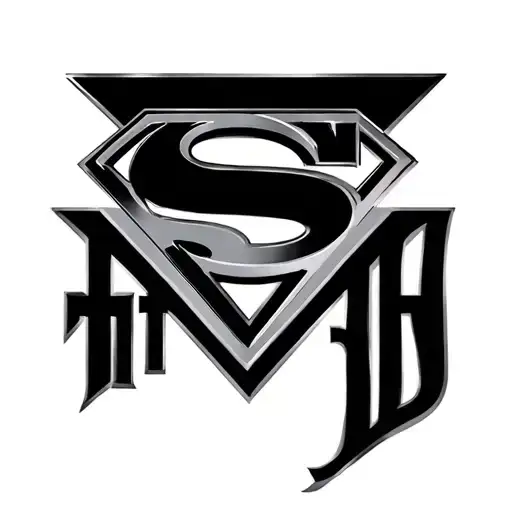 "Matthew" Superman logo tattoo design idea