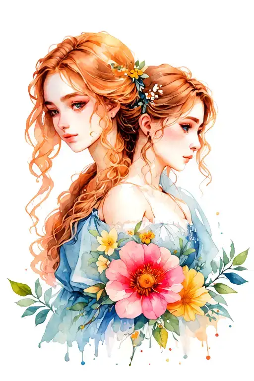 Luka, Émilie and Gaston tattoo design idea