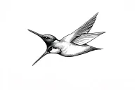 swallow with bay leaf tattoo design idea