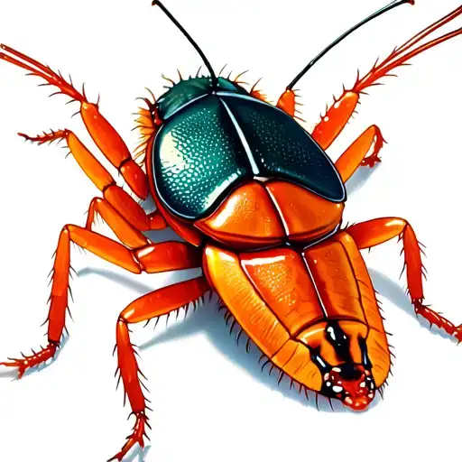 Cockroach tattoo design idea