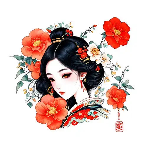 node girly tattoo design idea