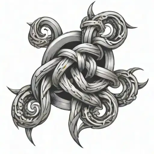 Witches Knot tattoo design idea