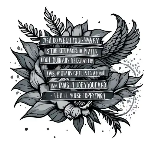manly biblical verses tattoo design idea