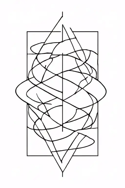 Very thin lines, a lot of micro-elements, a feeling of an overloaded interface. No symmetry, no bold lines, no ornaments tattoo design idea