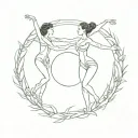 unconditionally music video katy perry dancers dancing in a circle frozen in motion tattoo design idea
