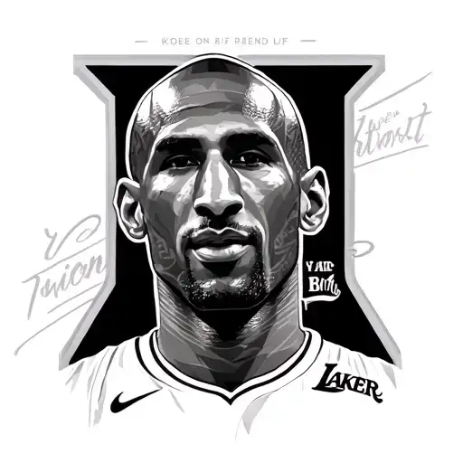 “To be on a constant quest to try to be the best version of yourself” - Kobe Bryant. This quote with a Kobe's logo tattoo design idea