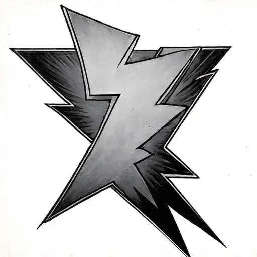 Ren Gill Bowie Hope lightning bolt tattoo design idea
