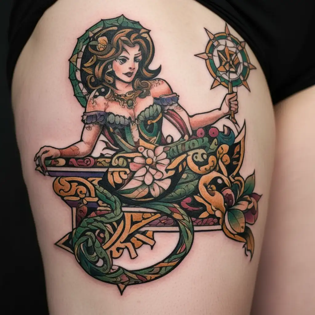 Raquel, Nita, Montes, Aquarius, February 6th 1997, INTP, Ares, Sao Paulo, SP, Brazil tattoo design idea