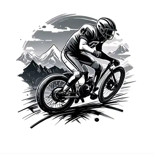 football, music,mountains,bike,travelling,coding  tattoo design idea