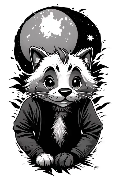 Calvin and Hobbes tattoo design idea