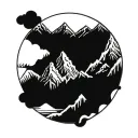 mountains Utah tattoo design idea