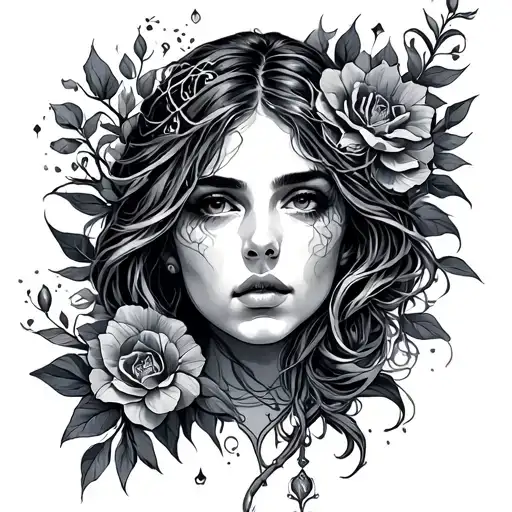 Cancer Virgo tattoo design idea