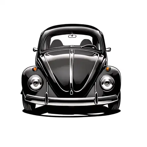 Volkswagen Beetle tattoo design idea