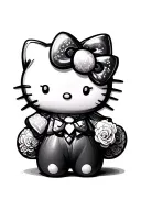 Hello Kitty tattoo design idea
