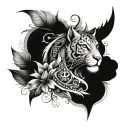 siddhi tattoo design idea