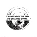 I was afraid of the end and started story tattoo design idea