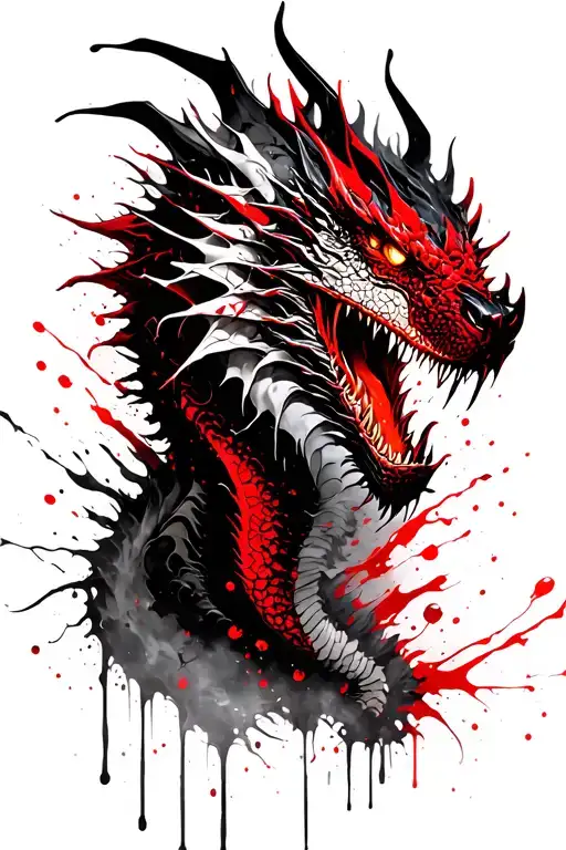 DRAGON ALTERED CARBON tattoo design idea