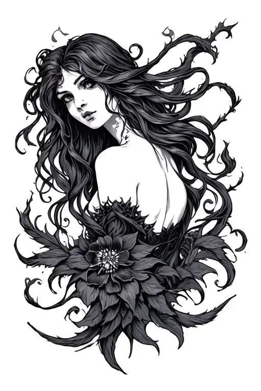 Lilith tattoo design idea
