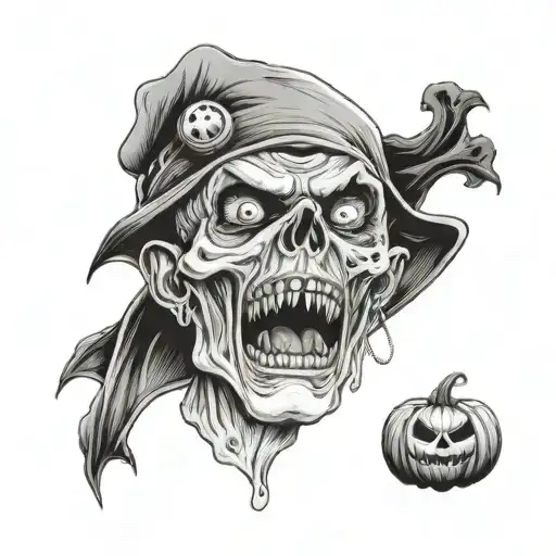 Halloween tattoo design idea