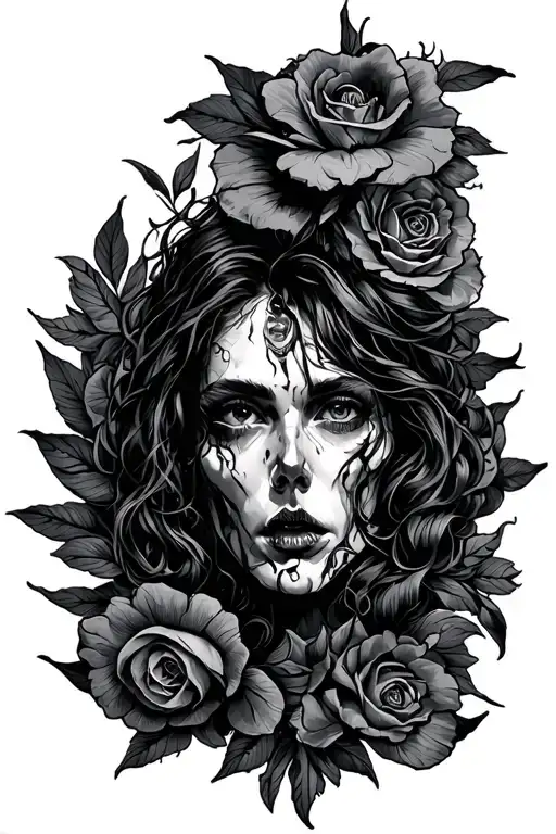 trust no one tattoo design idea