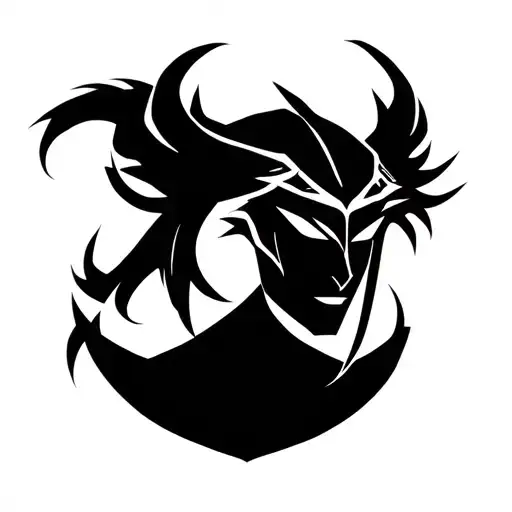 akali league of legends tattoo design idea