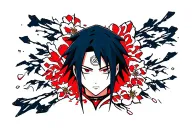 Itachi Uchiha tattoo design idea