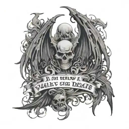 as I walk through the valley of the shadow of death I will fear no evil in text form tattoo design idea