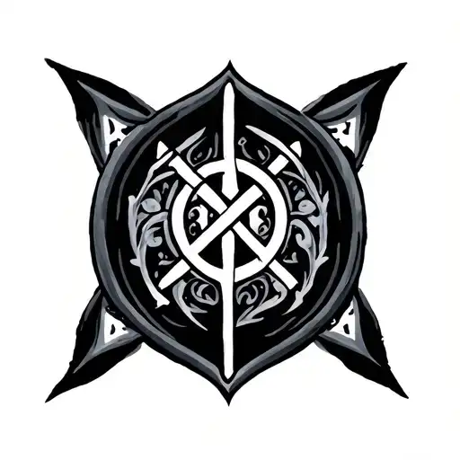 tryzub symbol tattoo tattoo design idea