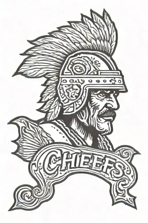 kansas city chiefs tattoo design idea
