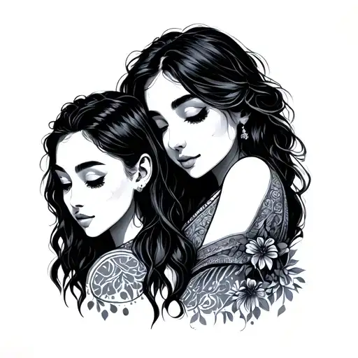 "The family is all" Minimalist But Fancy tattoo design idea