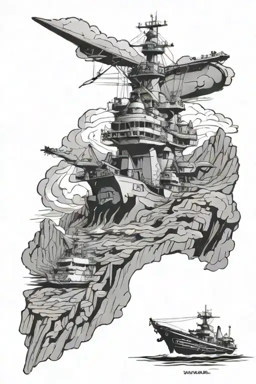 US Navy, Police, Warship, Japan, Greece, Mountains, Ocean, Ambulance tattoo design idea